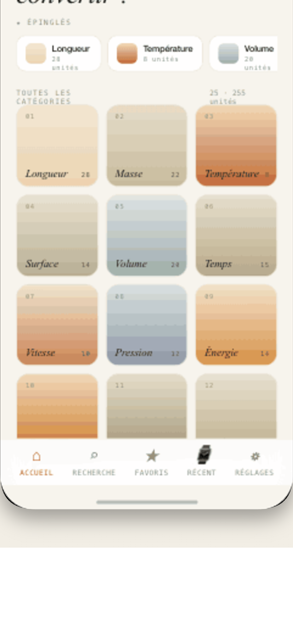 Écran de conversion Quanta